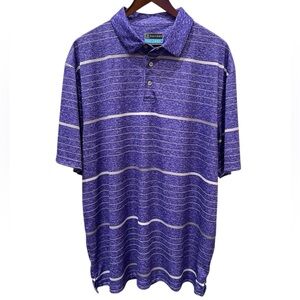 PGA Tour Purple Polo Golf Shirt XL